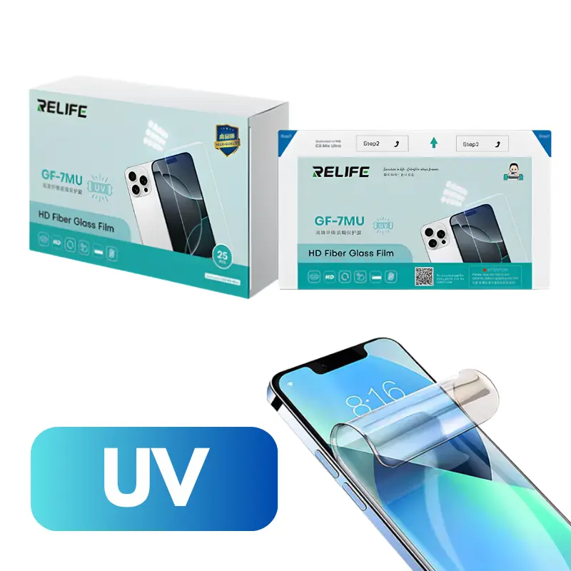 Protector Hidrogel UV para Celulares - Calidad Premium (Relife GF-7MU)