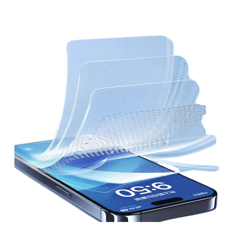 Protector Hidrogel UV Antiespía para Celulares - Calidad Premium (Relife GF-10MU) - Imagen 2